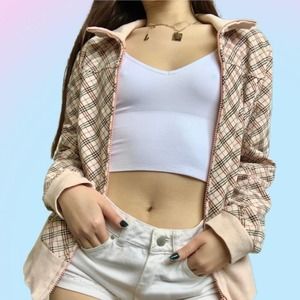 Rare and Authentic Nova Check Burberry Jacket Size S